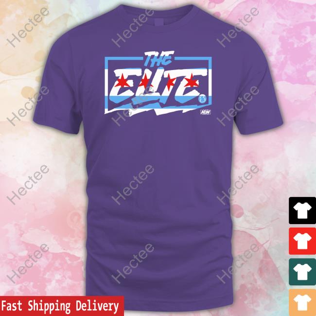 Shiningpolaris The Elite Chicago Flag AEW Official Shirt