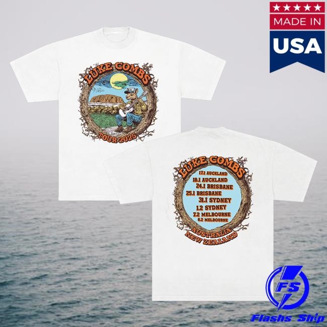 Luke Combs Merch Outback Tour 2025 Ls Tee