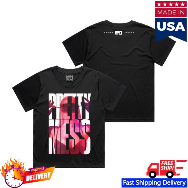 Trending Erika Jayne Merch Erika Jayne Pretty Mess Blindfold Black Tee Officialmusicandmerch Shop