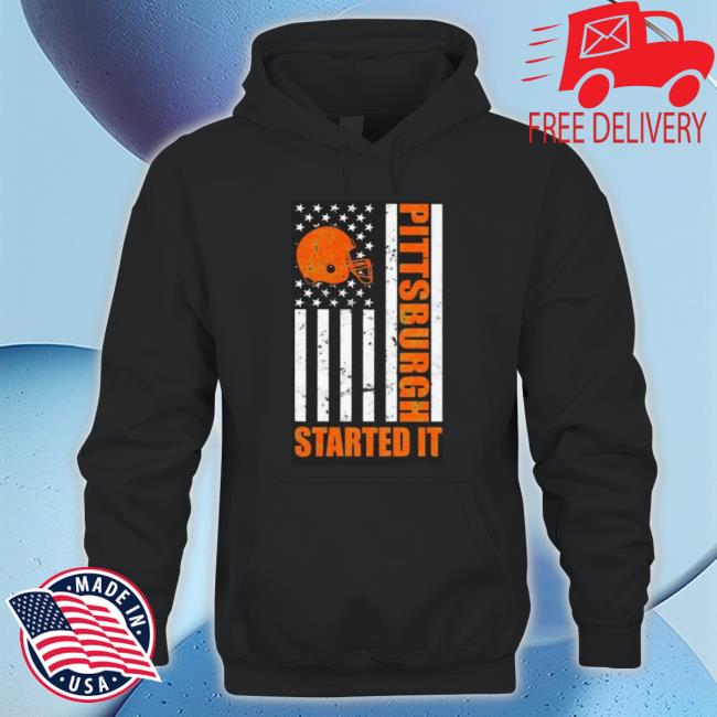 Pittsburgh Started It American Flag T-Shirt