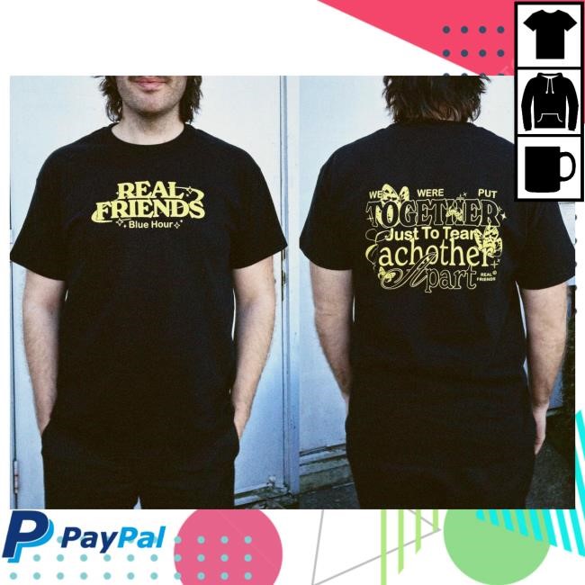 Real Friends Merch Tear Each Other Hoodie Sweatshirt