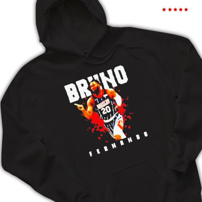 Official Bruno Fernando Houston Rockets Basketball Player T-shirt