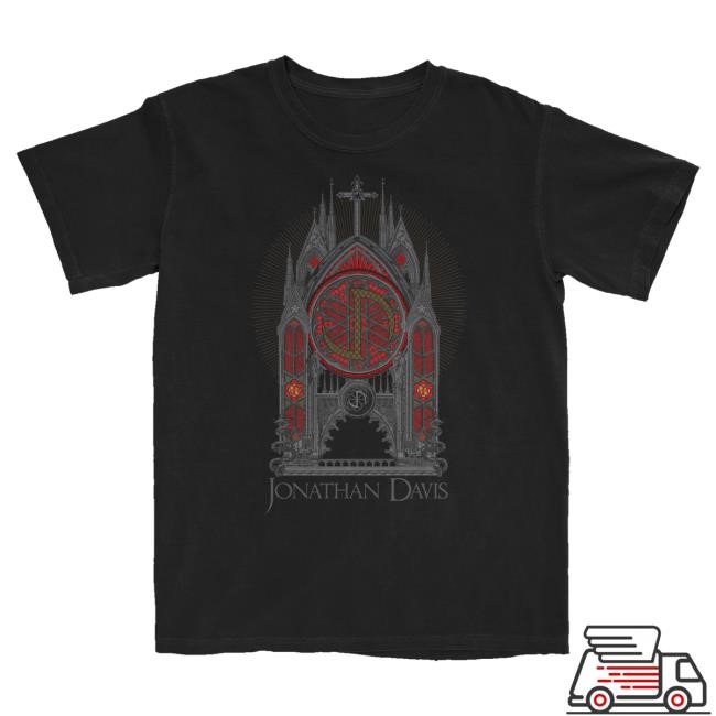 Official Jonathan Davis Merch Stained Glass Cathedral Shirt