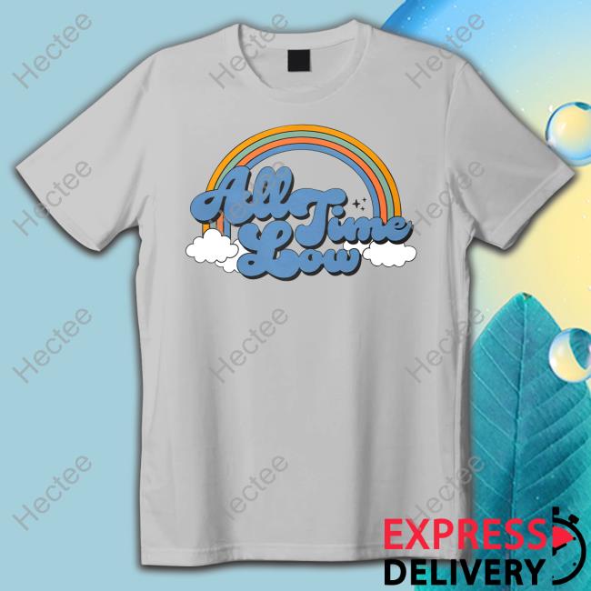 Alltimelow Store All Time Low Rainbow Logo Long Sleeve