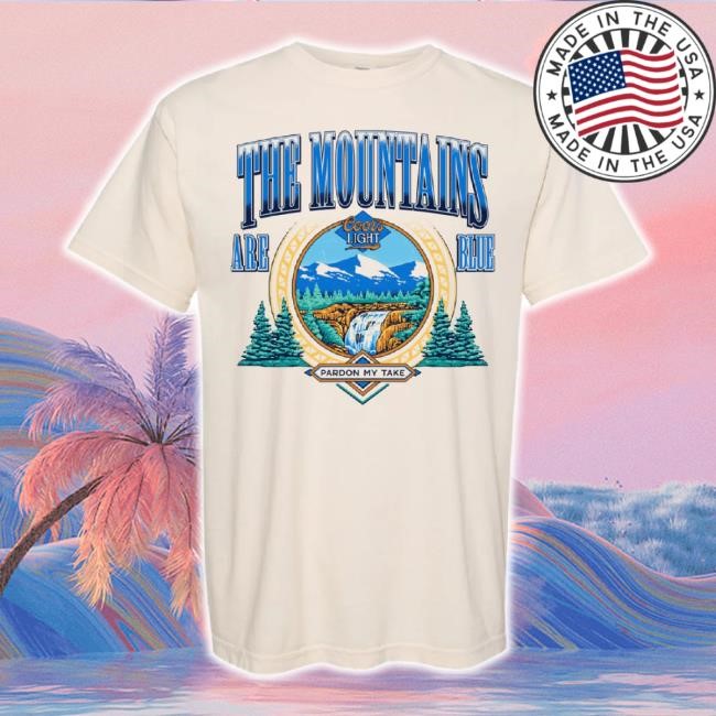 Official Pardon My Take Coors X Pmt The Mountains Are Blue Sweaters Barstool Sports Shop Merch Store