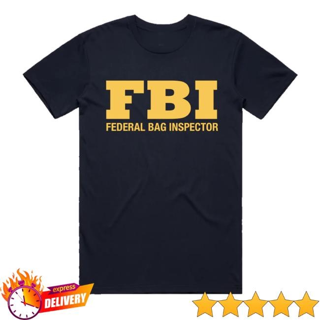 Fbi Federal Bag Inspector Tank Top