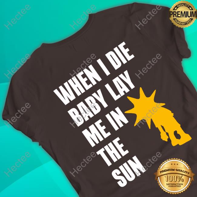 Dominicfike When I Die Baby Lay Me In The Sun Tee Shirt