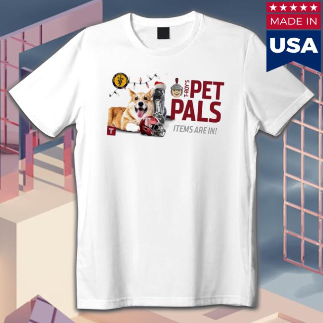 Troy Trojans With Corgi T-Roy’S Pet Pall Helmet Long Sleeve Shirt