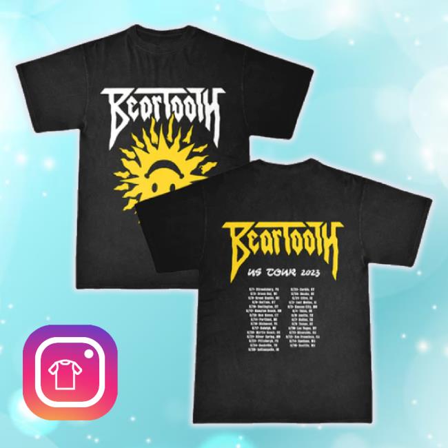 Official Beartooth Band Merch Store Summer 2023 Tour T Hoodie Beartoothband Shop
