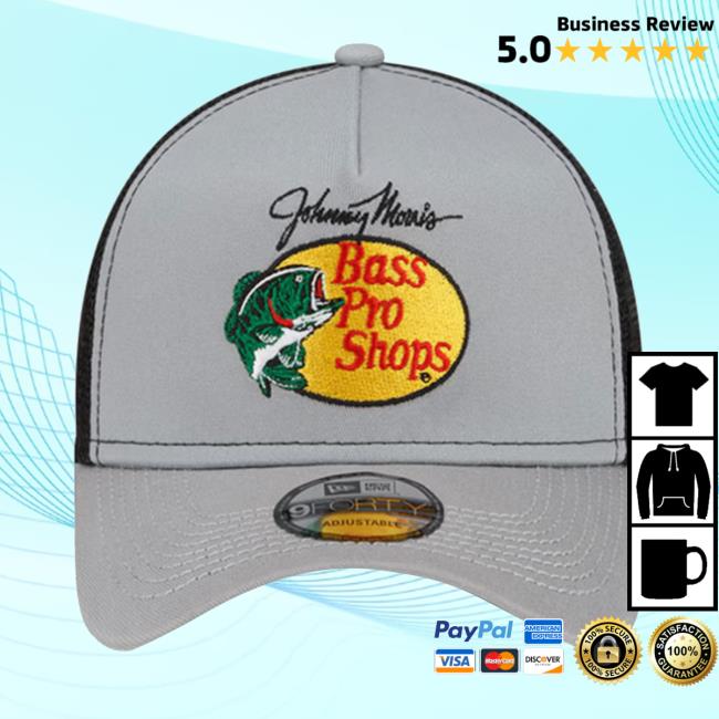 Noah Gragson New Era Gray/Black Bass Pro Shops Trend Cap