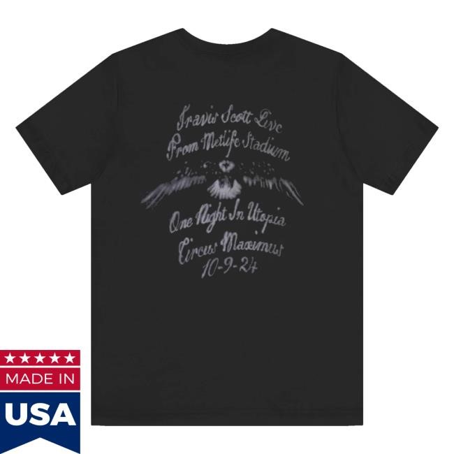Travis Scott - Utopia & Circus Maximus Tour Merch Met Life Stadium Liberty Classic Shirt