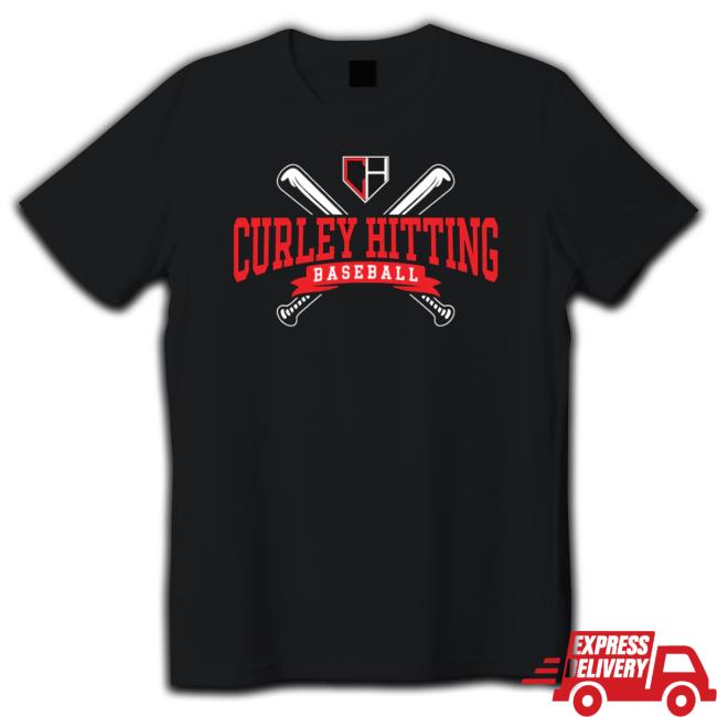 Chris Curley Hitting Logo Long Sleeve Shirt Chris Curley Hitting Logo T-Shirt