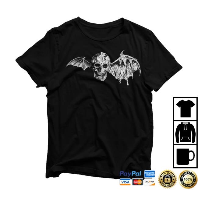 A7x World Merch Team Nightmare 25Th Anniversary Zip Up Hooded Sweatshirt Avenged Sevenfold Merch