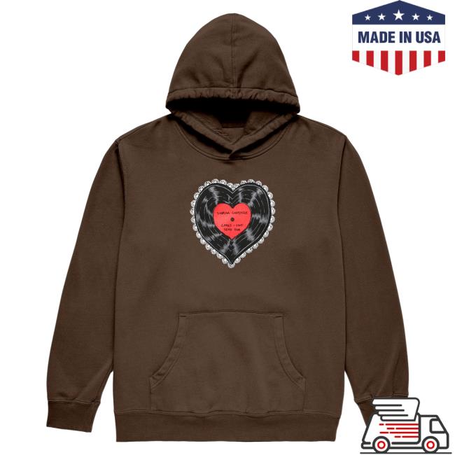 Official Sabrina Carpenter Merch Store Sabrina Vinylheart - Crewneck - Brown