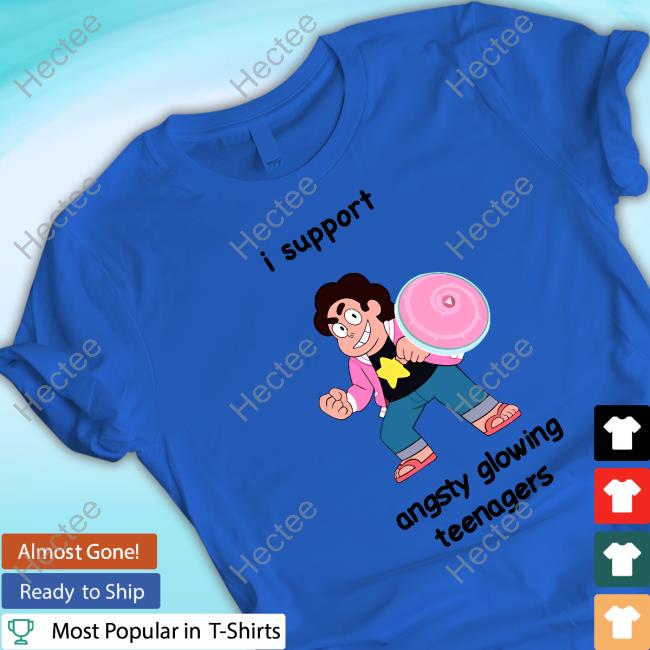I Support Angsty Glowing Teenagers Crewneck Sweatshirt