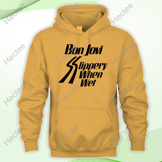 Bonjovi Store Slippery When Wet Tee Shirt