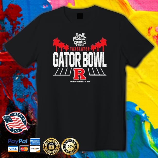 Official Rutgers Scarlet Knights Taxslayer Gator Bowl 2022 Crewneck Sweatshirt