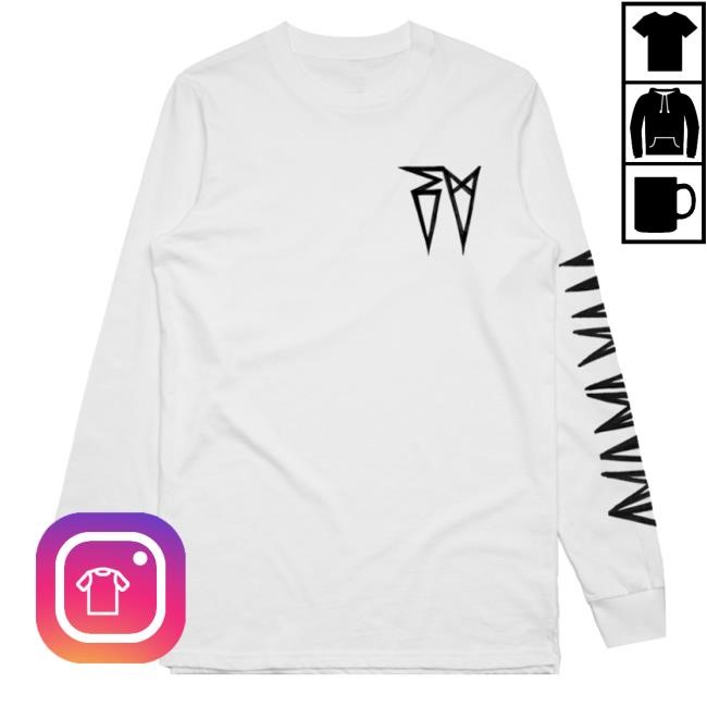 Band T Shirts Merch Classic Ev Logo White Long Sleeve Hoodie