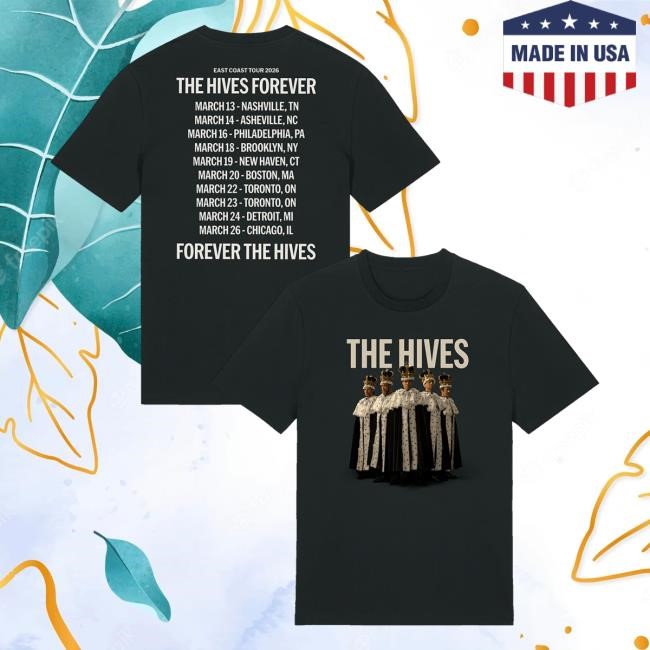The Hives Forever 2026 Na Tour Long Sleeve Shirt The Hives Merch Store