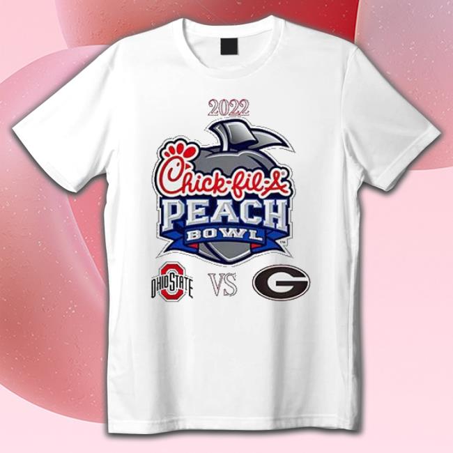 2022 Peach Bowl Ohio State University Buckeyes Vs Georgia Bulldogs Shirt 2022 Peach Bowl Ohio State University Buckeyes Vs Georgia Bulldogs Tee