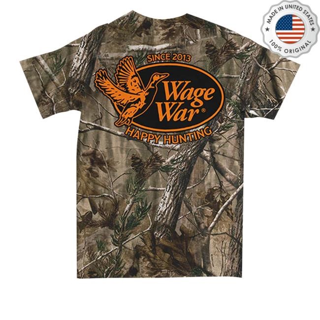 Wage War Happy Hunting Camo Shirt