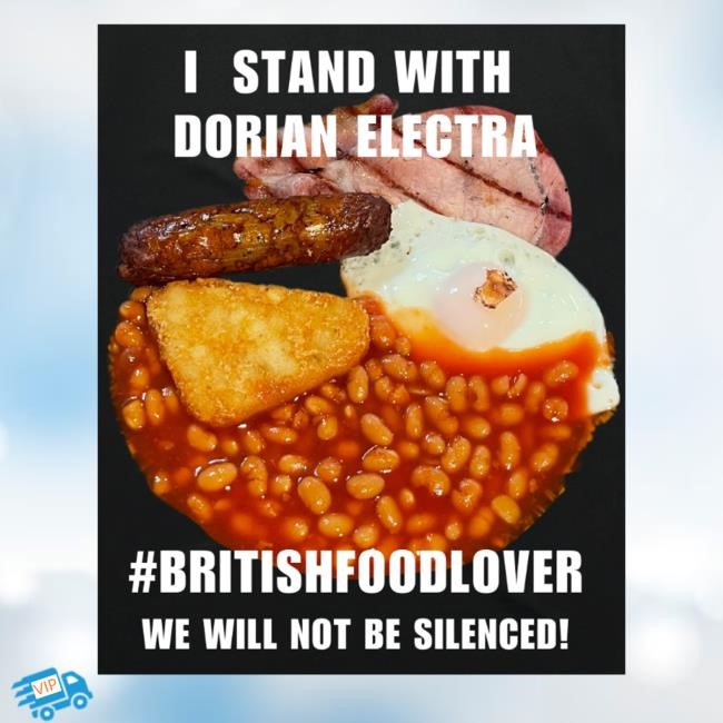 Dorian Electra Official British Food Lover Hooded Sweatshirt