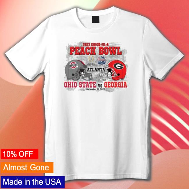 Official Ohio State Vs Georgia Bulldogs 2022 Chick-Fil-A Peach Bowl Sweatshirt