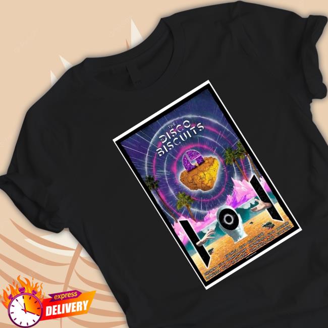 Official The Disco Biscuits West Coast Tour California Poster Sweatshirt