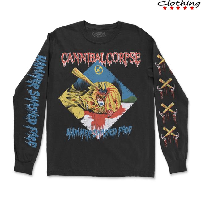 Trending Cannibal Corpse Merch Store Hammer Smashed Face Hoodie (Black) Cannibalcorpse Shop