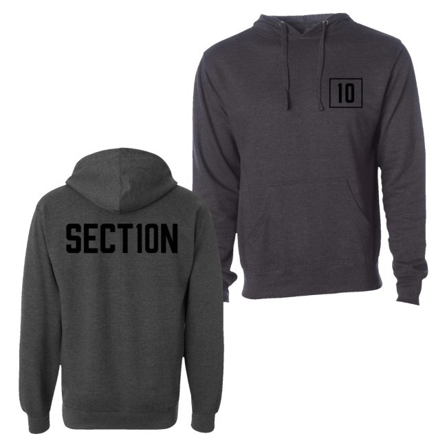 Section 10 Merch Black Logo Sweatshirt