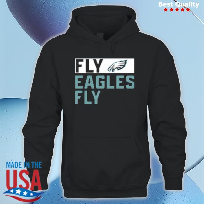 Black Philadelphia Eagles Anthracite Fly Eagles Fly Sweatshirt Black Philadelphia Eagles Anthracite Fly Eagles Fly Hoodie