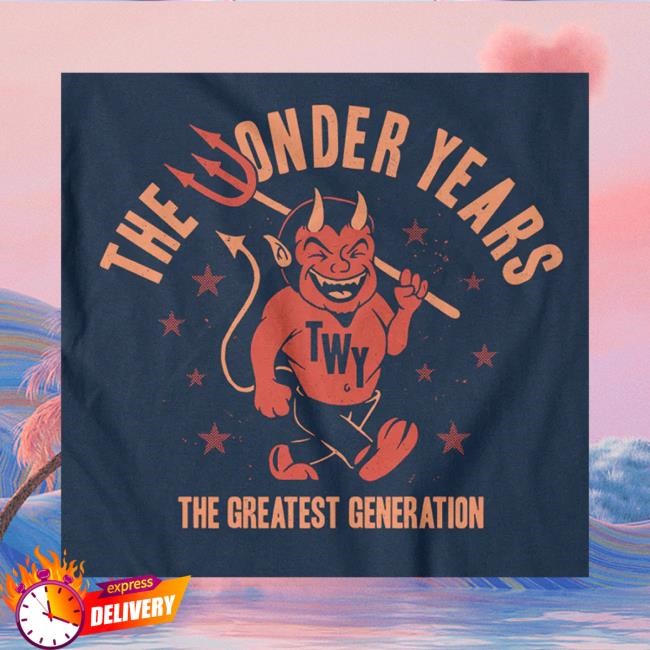 Loneliest Place On Earth Store The Wonder Years Cartoon Devil Hooded Sweatshirt