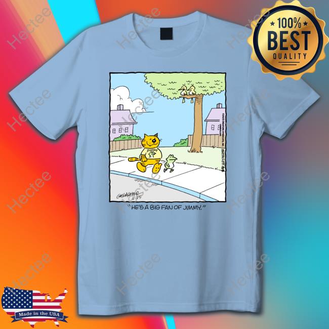 Actual Heathcliff Comics He's A Big Fan Of Fimmy Hoodie Heathcliff Shop