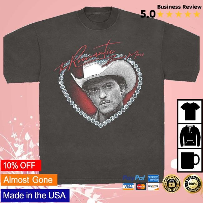 Bruno Mars Merch Shop Store Win Your Heart Tour Shirt