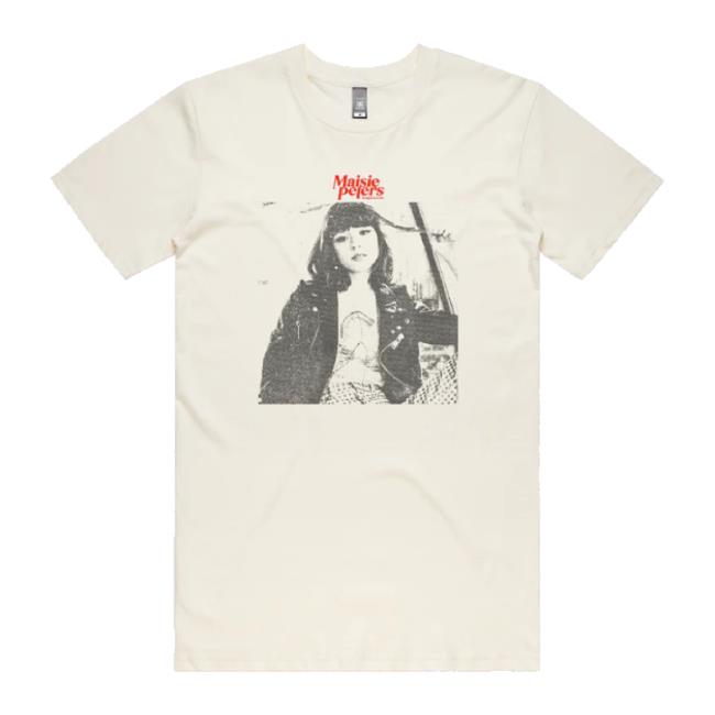 Trending Warner Music Merch Store Maisie Peters You Signed Up For This Photo Sweater Natural Warnermusic Shop