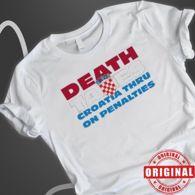 Sam’S Army Merch Death Taxes Croatia Thru On Penalties Hooded Sweatshirt
