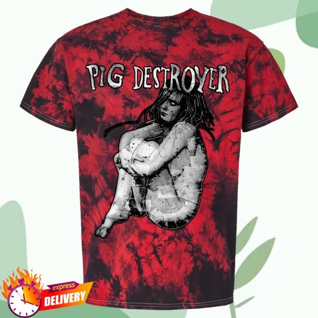 Official Night Shift Merch Pig Destroyer Terrifyer Tie-Dye T-Shirt