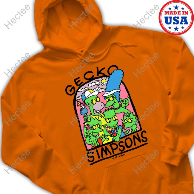 Gecko Simpsons Hawaii Unisex Sweatshirt