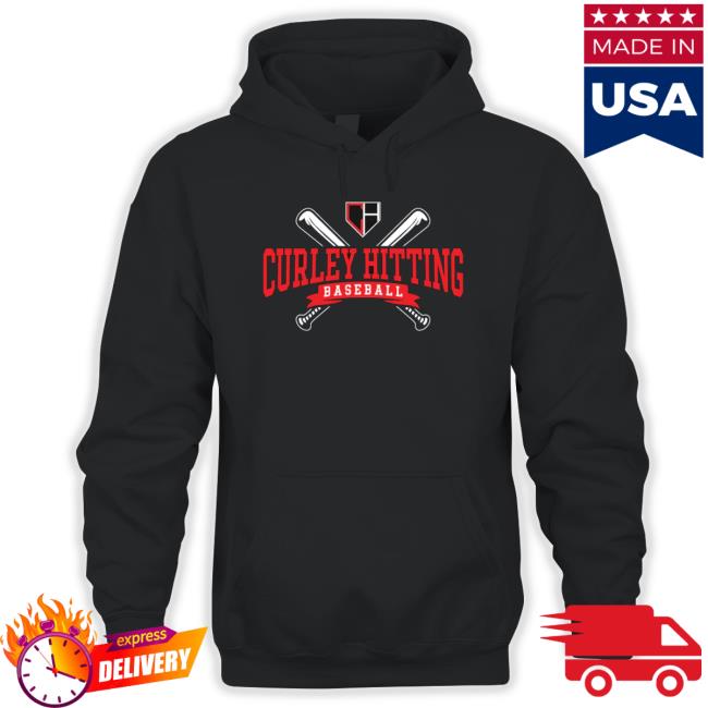 Chris Curley Hitting Logo Long Sleeve Shirt Chris Curley Hitting Logo Hooded Sweatshirt
