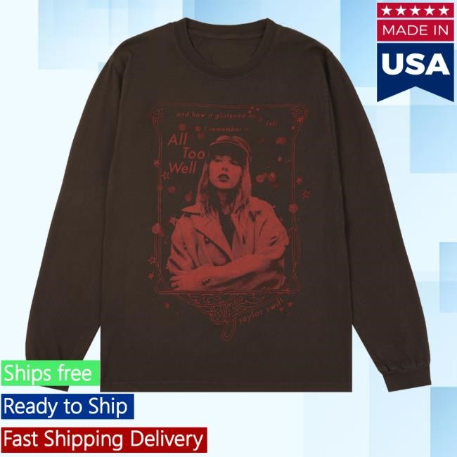 Red (Taylor's Version) Glistened As It Fell Crewneck Sweatshirt