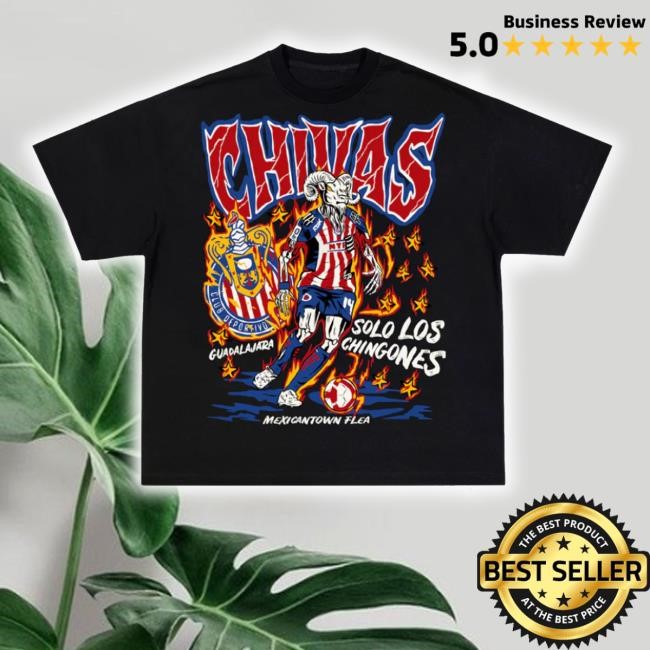 Mexicantownflea Merch Las Chivas Black Tee