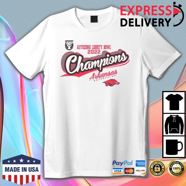 Arkansas Razorbacks 2022 Liberty Bowl Champions Women’S T-shirt