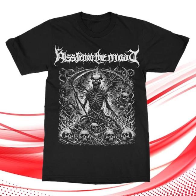 Indiemerchstore Merch Hiss From The Moat Grim Reaper Skeleton Hooded Sweatshirt