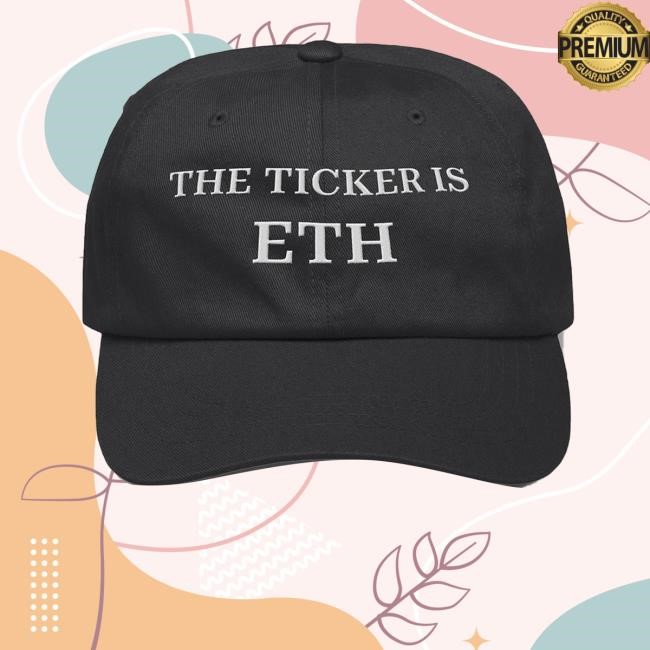 Ethcommunity Merch The Ticker Is Eth Hat