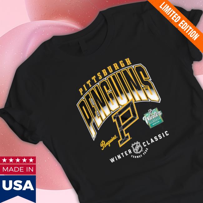 Pittsburgh Penguins Winter Classic Fenway Park New Design Hooded Sweatshirt