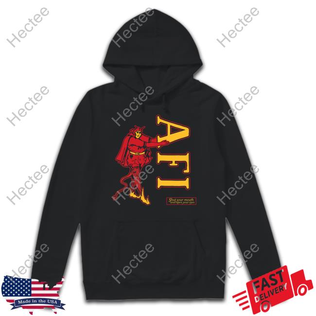Afi Shut Your Mouth And Open Your Eyes Devil Shirt