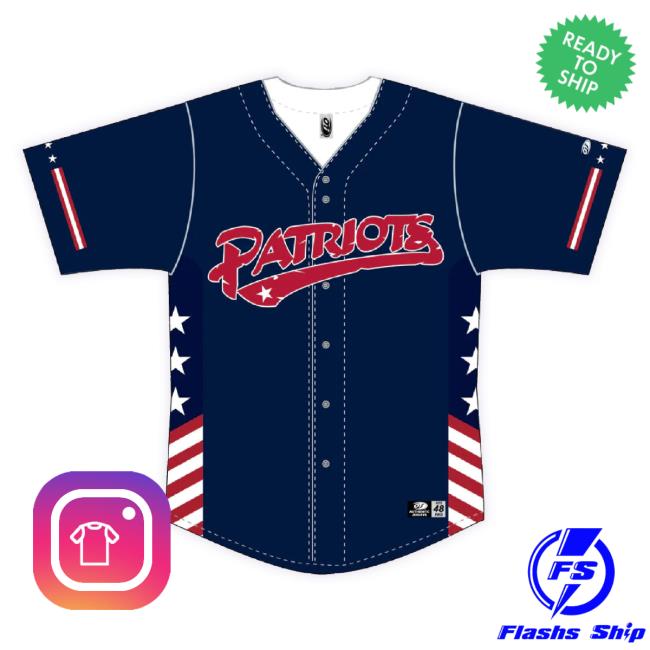 Official Somerset Patriots 2023 Adult Stars And Stripes Replica Jerseys Shirts