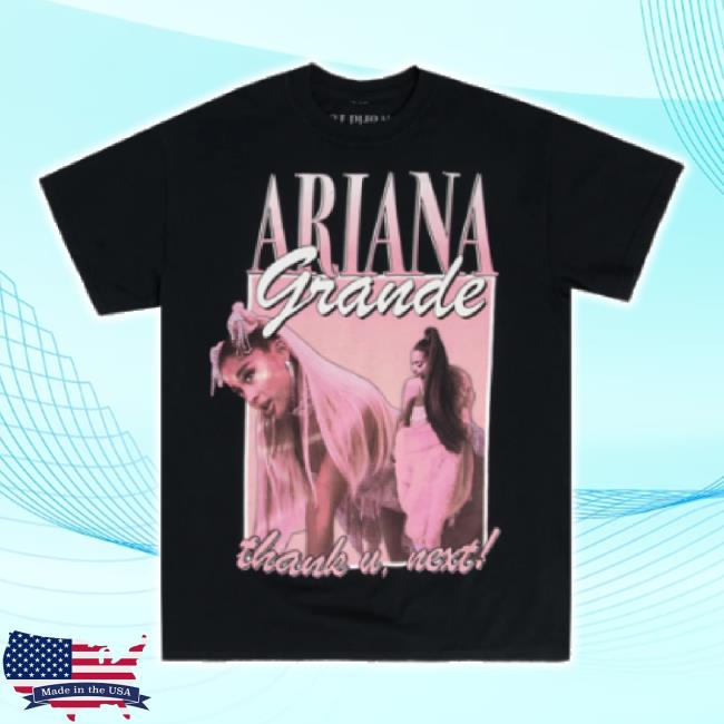 Original Ariana Grande Merch Store Thank U, Next Homage Tee Arianagrande Shop