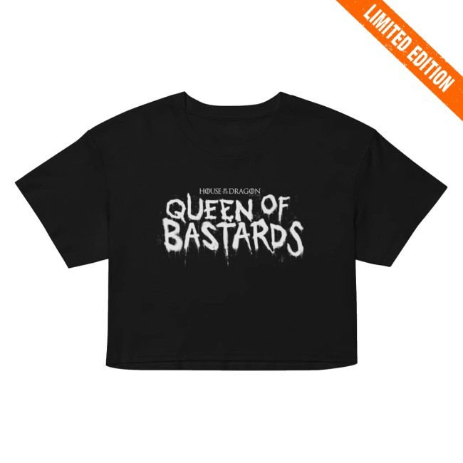 Wb Shop Store Merch House Of The Dragon Women's Shirt Queen Of Bastards
