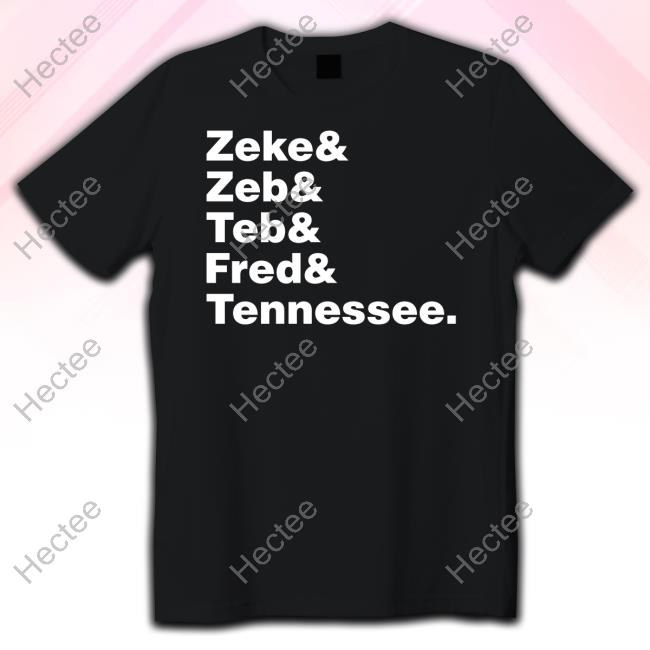 Sam Carter Wearing Zeke Zeb Ted Fred Tennessee Tee